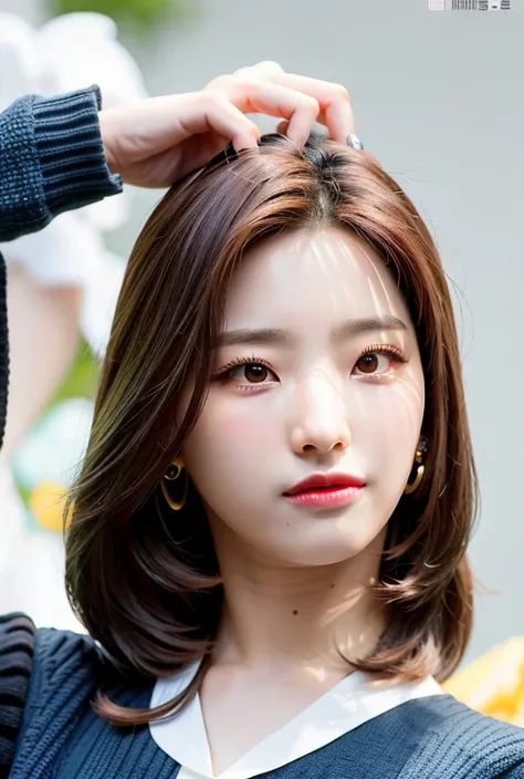 saerom,Nikon RAW photo,8 k,Fujifilm XT3,masterpiece, best quality, realistic, photorealistic,ultra detailed,1girl,solo, (close up portrait:1.2), (looking at viewer:1.2),knight, with crown <lora:saerom:1>