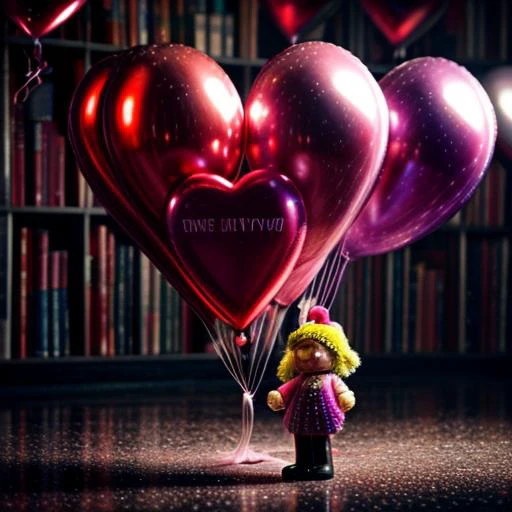 a vintage valentine's day scene by alexander jansson and where's waldo, surrounded by tiny pearlescent heart-shaped balloons, (red:1.1), (pink:1.1), (purple:1.1), (white:1.05), (pearlescent:1.275), <lora:speedy1p5:1.15> <lora:difConsistency_detail:0.35> <lora:more_details:0.45>