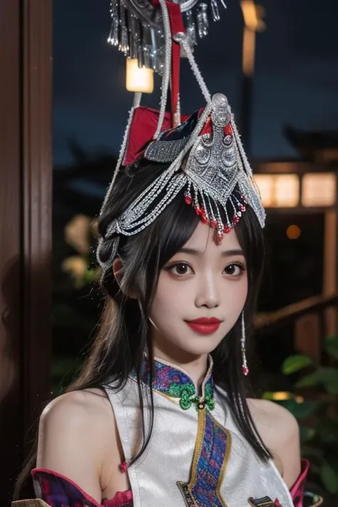 Wearing traditional Chinese clothing,Araved woman holding a magnifying glass, Palace , A girl in Hanfu, Chinese traditional, with ancient chinese aesthetic, Chinese style, inspired by Ma Yuanyu, 8K selfie photos, 8K)), Chinese girl, inspired by Wang Meng, with acient chinese clothes, inspired by Luo Mu, xintong chen