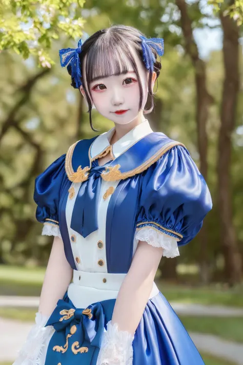 yuino_mashu, <lora:jp idol costume:1>, (8k, RAW photo, best quality, masterpiece:1.2), portrait, High detail RAW color photo, professional photograph, (realistic, photo realistic:1.37), ((best quality)), 1 girl, cinematic light, (finerly detailed face:1.2), (masterpiece:1.5), (best quality:1.2), (looking at viewer:1.2), smile, outdoors, sunlight,