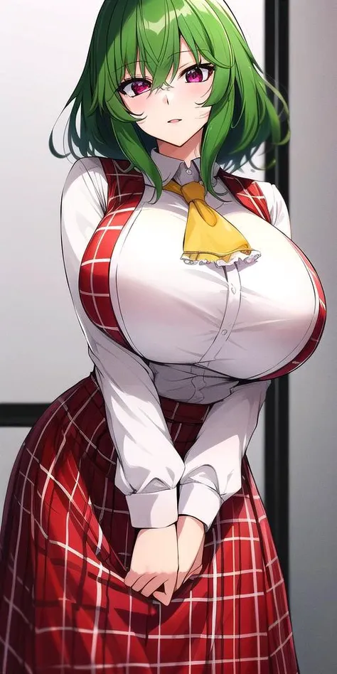  score_9, score_8_up, score_7_up, score_6_up, 
orc girl,  GREEN skin,(huge breasts:1.3), nipples, GREEN skin, red hair,  japanese  (school uniform:1.3)

