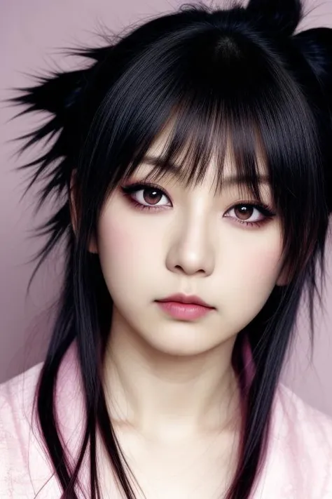 Hiroko Yukimura, visual kei, perfecteyes eyes, <lora:lora_perfecteyes_v1_from_v1_160:1>