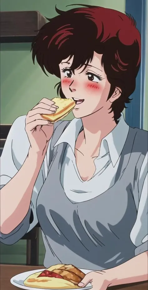 sawadamichiko,retro artstyle,1980s \(style\),1boy,1girl,solo,fellatio,bed room, masterpiece, expensive quality, very_expensive_solve, big_file size, full color,(completely nude:1.2),(Loli kid),