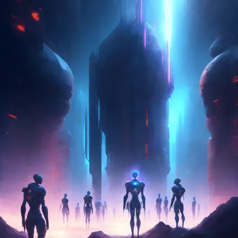 an AI society (aisociety style:1) <lora:djzAIsociety:0.8>