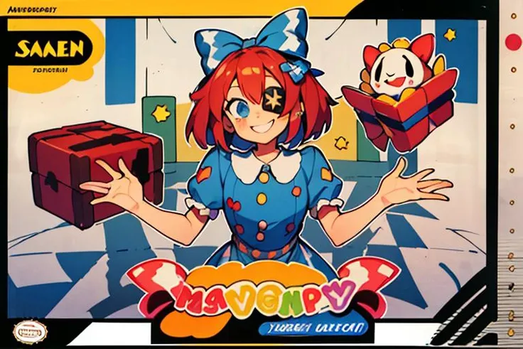 pom pom, character, hat, furry, Anthro, werebeast, beast, chibi, pocket ,high resolution, standing, zoom in on face smiling, facing the viewer, mouth opening smiling, standing, character, zoom in on face, super cute face hearts in background,big mouth open, giant smile, heart text bubble, super fluffy around the neck