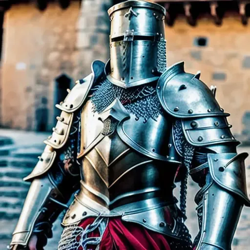 an heavyknight, standing in front of medieval village, holding a mace,waering armor, tabar, full-length photo, 70mm lens, symmetrical, posing, sharp, textured skin, realistic,intricated detailed, detailed gauntlet ,(perfect fingers:1.2), photographed by a Nikon Z7 II Camera,(high detailed armor:1.2),8k uhd, <lora:heavyknight:0.8>