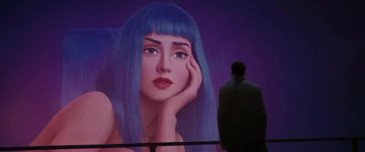 Pixar style, giant ohwx woman resting her face on her hand, big irises, (((looking at a silhouetted Ryan Gosling))) <lora:PixarXL:1> <lora:ana_lora_sdxl_v1-64_cumul_fp16:0.6>