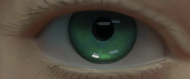Pixar style, extreme close-up of a green eye <lora:PixarXL:1> pixar style