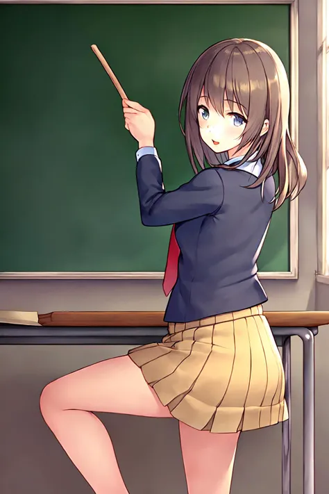 Masterpiece, best quality, 1girl,
<lora:kwFemaleBeta92_SDXL_v1:1>, teacher,classroom,blackboard,stick