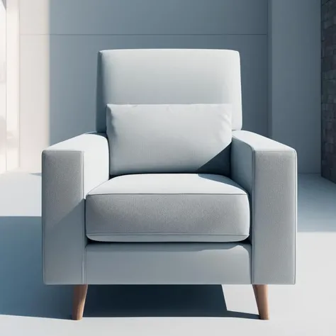 emauromin style, armchair, design by Paul McCobb, octane render, finely detailed, <lora:eddiemauroLora2 (Elegant):0.9>