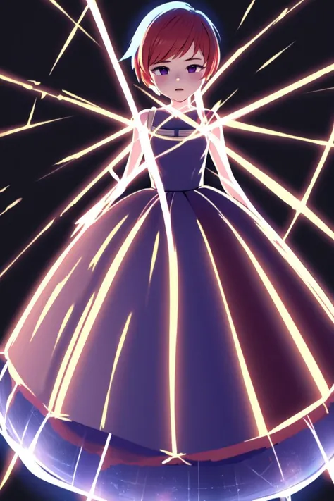 (solo:1.1), full body, (Penny:1.2), shy, ball gown dress,
highly detailed, UHD, cartoon art style, symmetric, atmospheric lighting, 
[transmutation circle:0.5], [summon:0.5],
<lora:penny:1> 
<lyco:UnlimitedBladeWorksV0.3:0.4> 
<lora:SummonEffect_v1:0.3> 
<lora:TransmutationCircle:0.3>