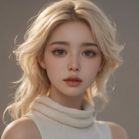 extreme cutie, blonde, dark theme, elegant, stunning, gorgeous, vivid, masterpiece, realistic, aesthetic, depth of field, soothing tones, muted colors, high contrast, extreme sweet drop breasts (natural skin texture, hyperrealism, soft light, sharp),