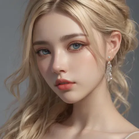 Witness the ultimate masterpiece of art with our AI platform – stunning 8k ultra HD renderings of a beautiful Pakistani woman adorned with intricate tattoos, Play on the beach with blonde hair and piercing blue eyes.