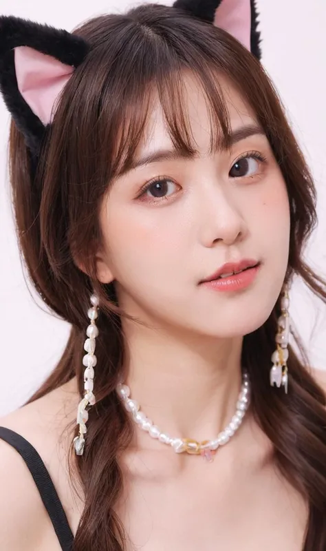 All the women in Nogizaka46, masterpiece, Highest quality, Highest quality, Very detailed, Realistic and sharp details, ponytail, Looking into the camera, Japanese women, (Blowjob, Cheek swelling, Eating a giant sausage with both hands, Shoving a long sausage deep in your mouth:1.4), (dress ,Strapless, No sleeve, Exposing shoulders:1.2), necklace, Earrings, jewelry, Detailed face, Beautiful attention to detail, Beautiful Eyes, Refined nose, Pale skin, Fine skin, Photo Background, indoor, Luxury,