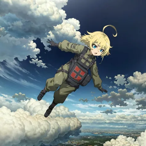 <lora:TanyavonDegurechaff001:0.7>,solo,
TanyavonDegurechaff,1littlegirl,
air_combat_mage,iron cross,front waist bag,
porch,
full body,sky,cloud,previous,flying,