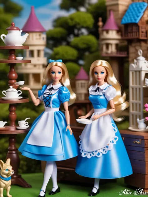 premium playset toy box, (masterpiece, best quality, ultra detailed, absurdres),(inboxDollPlaySetQuiron style), the barbie superheroine Alice (Alice in Wonderland): Alice's iconic blue dress, white apron, and curious nature have made her a classic choice for cosplayers. (plastic toy playset pack), inside gift box,
<lyco:SDXL1.0_quiron_inboxDollPlaySet_v5.1_lycoris:0.97>