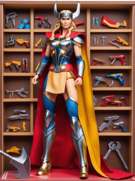 premium playset toy box, (masterpiece, best quality, ultra detailed, absurdres), (diorama:1.2), action figure box, (inboxDollPlaySetQuiron style), the superheoine lady Thor, (plastic toy playset pack), inside gift box,<lyco:sdxl1_quiron_inboxDollPlaySet_v3_lycoris:0.67>
<lyco:sdxl1_quiron_inboxDollPlaySet_v3_lycoris:0.97>