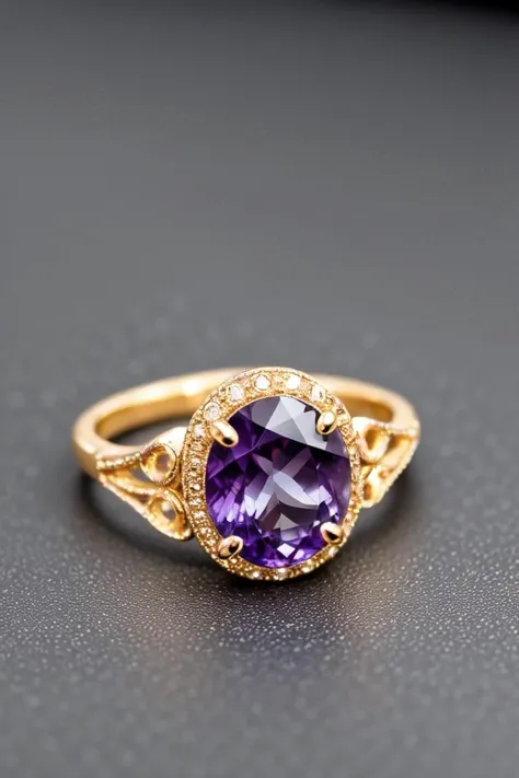 breathtaking no humans, hdr, a delicate tear cut alexandrite ring with simple gold filigree, <lora:lcm-lora-sdv1-5:0.7>, masterpiece, award-winning, professional, highly detailed