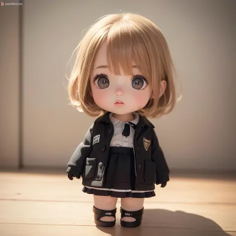 (8k, RAW photo, best quality, masterpiece:1.2), (realistic, photo-realistic:1.37), ultra highres, depth of field, chromatic aberration, caustics, Broad lighting, natural shading,Fujifilm XT3,masterpiece,ultra detailed,Winter clothes,chibi,1girl, solo, standing, looking at viewer,full body, <lora:Kuriyama Mirai Winter clothes_01:0.4>
