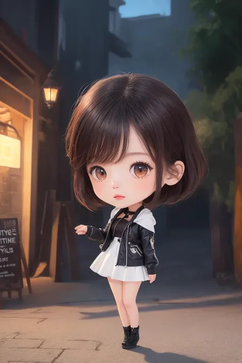 ((((ultra illustrated style:1.0)))),best quality,best animated,masterpiece,ray tracing, global illumination,chibi,1girl, solo, standing, looking at viewer,full body,outdoors,<lora:chibi:1>