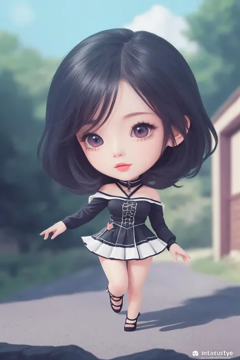 ((((ultra illustrated style:1.0)))),best quality,best animated,masterpiece,ray tracing, global illumination,chibi,1girl, solo, standing, looking at viewer,full body,outdoors,<lora:chibi:1>