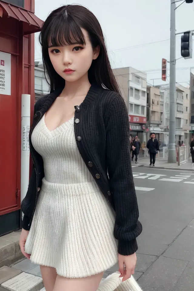 (skin blemish:1.2), (skindentation), black eye, 1woman, 25yo, (((woman))), solo, realistic, best quality, photorealistic, masterpiece, 8k, high res, solo, extremely detailed face, (professional lighting, bokeh), (light particles, lens flare, glowing particles:0.6), (dynamic pose:1.2), soft lighting, top angle view, fashionable and trendy atmosphere, japan, (street:1), tokyo, (city), ((daytime)), sky, ((looking at the viewer:1)), (looking at the camera),(portrait:0.6), cowboy shot, gorgeous, walking, keep original facial proportion, wide shoulder, full body, (medium breast), (medium hair), brown hair, floating hair, lips, lipstick, seductive smile, floating hair, smile, open_mouth, teeth, hood, (hoodie:1), jacket, plaid, plaid_skirt,, eyelashes, mole, (mole under eye:1), <lora:NaganoS:0.9>