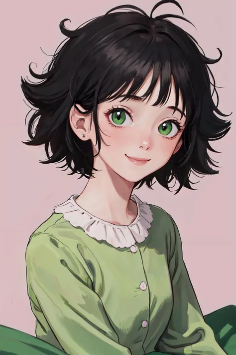 <lora:Buttercup:1> Buttercup, messy hair,pink background,pajamas,
(best quality, masterpiece, RAW photo,ultra-detailed:1.2), <lyco:GoodHands-beta2:1.0>,1girl,solo,looking at viewer,smile