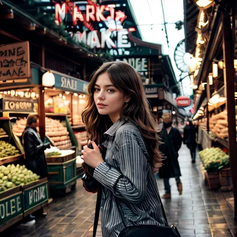 (Seattle Pike Place Market, SFW, raincoat, long-sleeve striped shirt, skinny jeans, ankle boots, browsing the market stalls, early morning:1.35) Instagram_Influencer_106_By_Stable_Yogi
Faceshot_By_stable_yogi
Styler_Embedding_By_Stable_Yogi
<lora:Detail Blaster By Stable Yogi:0.5>
(center_parted_long_wavy_hair)