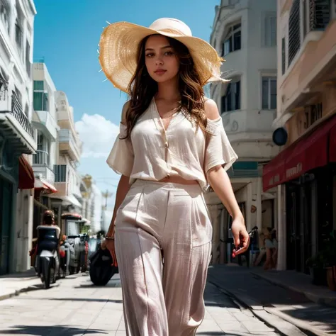 her name is Asako, high quality, 1girl, ((20-year-old fit Caucasian woman)), ((20 years old)), ((slim)), ((Wavy Bob)), pose: standing, wearing stylish fashionable coquette wear different colored, BACKGROUND: Within the labyrinthine alleys of the Grand Bazaar in Istanbul