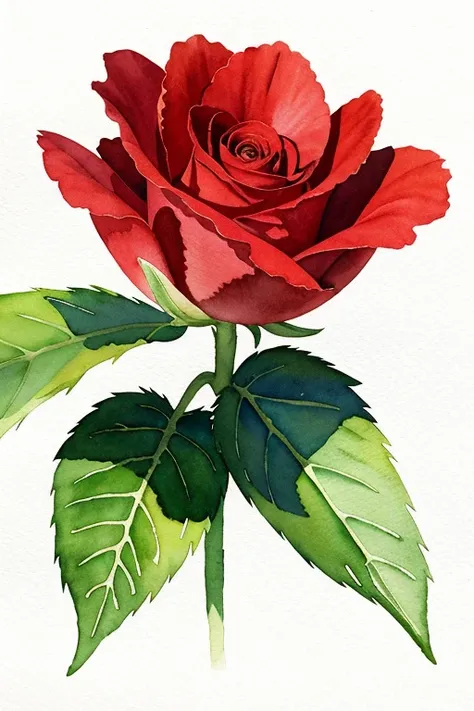 (masterpiece, beat quality, official art, watercolor sketch), a flower