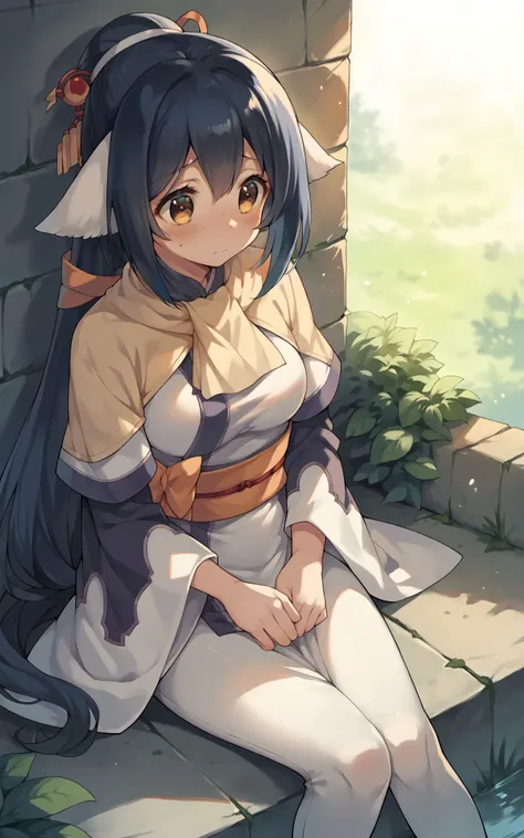 score_9,score_8_up,score_7_up,score_6_up,score_5_up,score_4_up,(source_anime),1girl,<lora:kuon_pony:0.8>,kuon,kuon \(utawarerumono\),utawarerumono,utawarerumono: itsuwari no kamen,white bodysuit,shy,sitting,