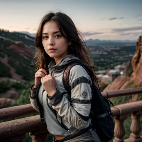 (Denver Red Rocks Amphitheatre, SFW, lightweight fleece jacket, long-sleeve hiking shirt, cargo pants, hiking boots, exploring the natural amphitheatre, late afternoon:1.35) Instagram_Influencer_115_By_Stable_Yogi
Faceshot_By_stable_yogi
Styler_Embedding_By_Stable_Yogi
<lora:Detail Blaster By Stable Yogi:0.5>
(center_parted_long_wavy_hair)