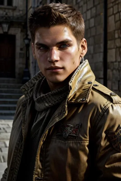 <lora:piers_v2:1>piers,
beautiful eyes,epic character composition,ultra high res,analog style,pic, Half body shot, Fringe jackets, trembling, in Dubrovnik old town, Top lighting, posca,