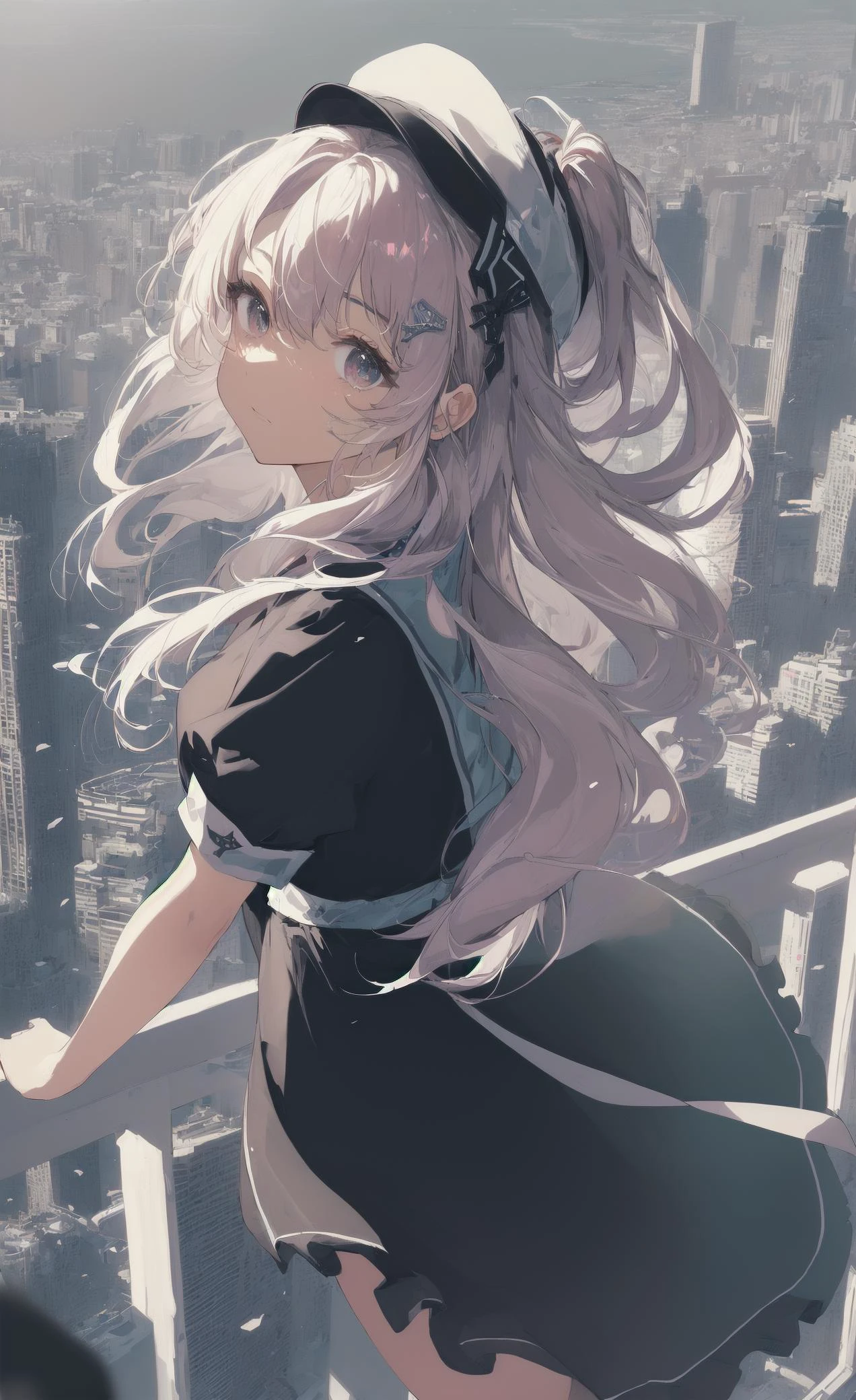 (highres, absurdres, madeon:1.1), (1girl:1.2), _poses_, _ftbUniforms_, BREAK
Tokyo, character focus, depth of field, from above, colorful,