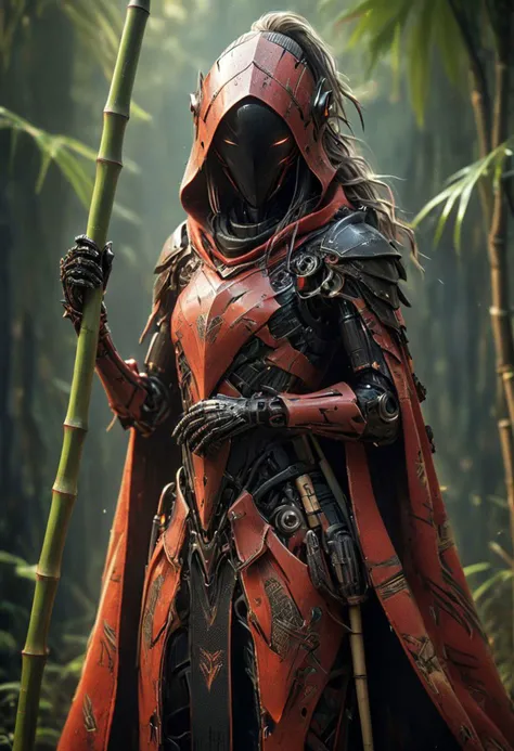 Create a vivid description capturing the essence of a slender Cyborg wearing a boldly patterned chunky knit hooded Cape and Large round Bamboo Rice picker hat, It gazes directly at the camera, extending his arm and Holding bamboo shield. The surreal scene is further enhanced as her long hair seamlessly merges with the vibrant background.
raw photo, a red sunset landscape, photorealistic, high detailed texture, 8k uhd, dslr, soft lighting, high quality, film grain, Fujifilm XT3, highly detailed photography, (muted colors, cinematic, dim colors, soothing tones:1.2), vibrant, insanely detailed, hyperdetailed, (dark shot:1.2), (vsco:0.3), (intricate details:0.9), (hdr, hyperdetailed:1.2)
atmospheric haze, Film grain, cinematic film still, shallow depth of field, highly detailed, high budget, cinemascope, moody, epic, OverallDetail, gorgeous, 2000s vintage RAW photo, photorealistic, candid camera, color graded cinematic, eye catchlights, atmospheric lighting, skin pores, imperfections, natural, shallow dof