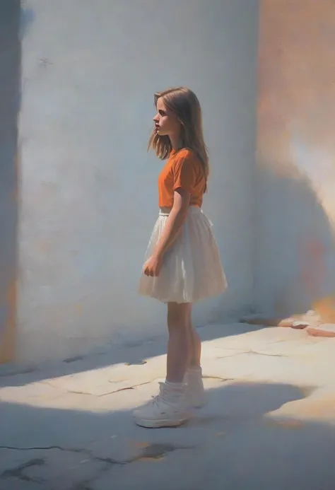 Hyper-Stereotypical 80' high-school 18yo
skater girl in sporty summer outfit,
looking at the sun playing outside the suburban zone in a sunny day gives the shoulder at the viewer.
Queen Of The Hill.
Dusk.
Long shadows.
By "Simon Stalenhag".
Life-like details.
Cinematic.
Dramatic.
Dynamic.
Extremely refined lines and and shapes.
Extremely refined details on objects.
Sharp details.
Wide range of colors.
Many details everywhere. Ray-Tracing. Anti-Aliasing. Realistic soft shadows. Low saturation colors. Insane quality. Insane resolution. Insane details. Masterpiece. 32k resolution. Photography, high-resolution, dynamic, energetic. Optimized for FLUX.
Enhancements:
Ray tracing to create realistic reflections and shadows, adding depth to the eerie ambiance.
Path tracing for precise lighting effects and accurate simulations of light interactions.
Anti-aliasing for smooth edges and a clean, high-quality look.
HDR (High Dynamic Range) for vibrant colors and enhanced contrast.
Depth of field to emphasize the detailed foreground with a slightly blurred background for a dramatic effect.
Ambient occlusion for realistic shading and depth in crevices and corners.
Many details everywhere. Realistic reflections. Realistic soft shadows. Ironic.
Spiritual.
Partially introspective.
Uplifting.
Insane quality. Insane resolution. Insane details. Masterpiece.
By Caravaggio.