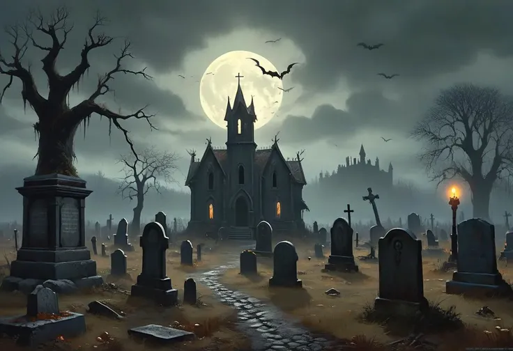 Dark Fantasy Art, Dark Moody Atmosphere.
The book cover of "The Night of the Halloween Zombies" is a visual feast of eerie delight. Picture an ominous full moon casting a pale, ghostly glow over an abandoned graveyard. The gravestones are cracked and moss-covered, with gnarled, leafless trees casting sinister shadows. Emerging from the earth are the ghoulish hands and faces of zombies, their eyes glowing with a menacing light.
Dramatic, mysterious, dark moody atmosphere, dark, moody, dark fantasy style, Halloween vector. Every element in the picture is balanced like in a perfect wallpaper ready for halloween pc desktops.
Human desperation. lightning, storm, thunder
Dark scene.
Cluttered scene.
Front view, centered.
In "Gothic Photoshoot" aesthetic.
By "Simon Stalenhag".
Life-like details.
Cinematic.
Dramatic.
Dynamic.
Extremely refined lines and and shapes.
Extremely refined details on objects.
Sharp details.
Wide range of colors.
Many details everywhere. Ray-Tracing. Anti-Aliasing. Realistic soft shadows. Low saturation colors. Insane quality. Insane resolution. Insane details. Masterpiece. 32k resolution.
