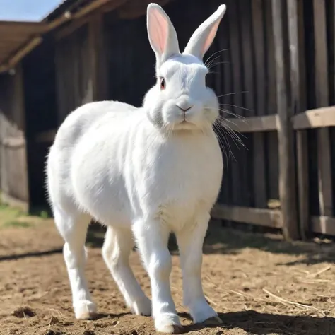 centaurbunny, bunny with horse body, white rabbit
