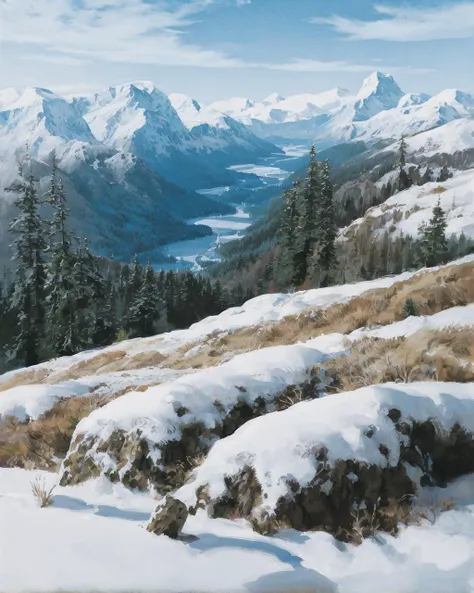 Northern Europe<lora:Pyramid lora_Ghibli_n3:1>