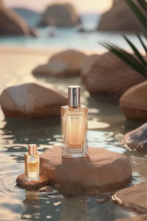 (masterpiece:1.4),(top quality:1.35),(best quality:1.1),(ultra-realistic:1.33),official art,(beautiful and aesthetic:1.2),(8k, best quality:1.1),(masterpiece:1.2),anse,Men's perfume,rocks,water,bright light,octane render,unreal engine,film grain,bokeh,blur foreground,blur background,gradient background,blur,<lora:MooMoo-Golden Cosmetic:1>,