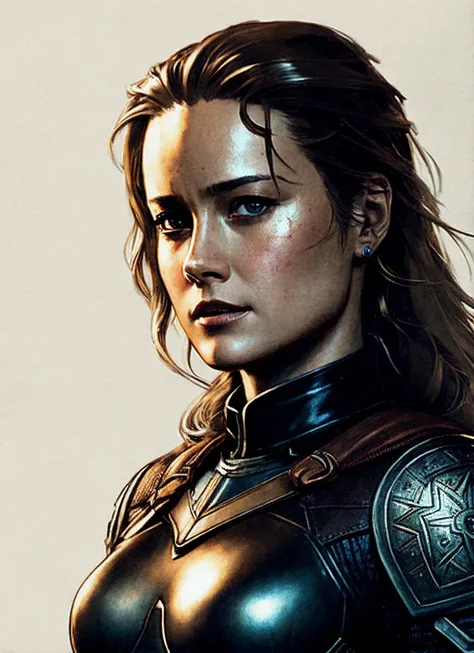 illustration of sks woman as thief in leather armor, smirk, beautiful detailed eyes, cinematic, drawn by Greg Rutkowski, Yoji Shinkawa:0.6, vibrant colors, <lora:locon_brie_v1_from_v1_64_32:1.3>