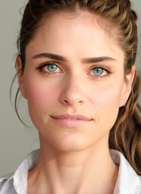 portrait of Amanda Peet, epic (photo, studio lighting, hard light, sony a7, 50 mm, matte skin, pores, colors, hyperdetailed, hyperrealistic), <lyco:Amanda Peet:1.1>