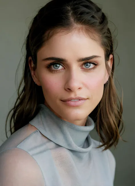 A stunning intricate full color portrait of (Amanda Peet:1), wearing a black turtleneck, epic character composition, by ilya kuvshinov, alessio albi, nina masic, sharp focus, natural lighting, subsurface scattering, f2, 35mm, film grain, <lyco:Amanda Peet:1.2>