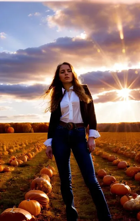 (analog photo:1.2),((dynamic pose:1.2),(dynamic camera),(27 yo Ashkenazi  Ukrainian 
woman with long hair)BREAK(sunrays, sunset, sky clouds (hdr:1.1),(high quality, film grain), (natural colors, correct white balance, color correction, dehaze, clarity), ,(skin texture) (Slightly surreal photo)BREAK[creative consciousness on display], (profound psychological meaning)BREAK ([esoteric features]), ([American Fall Autumn])BREAK [surreal natural lighting], [wide angle lens medium format camera], in the style of [Ralph Lauren] <lora:BetterHands:1> <lora:HDhelper:0.5>