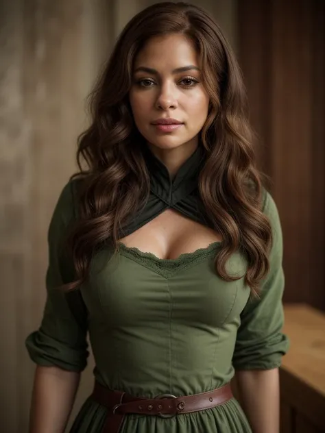 a (fully dressed in a black and chartreuse colored game of thrones cosplay costume, 39 year old latina buxom woman with medium long curly blond hair and clearly adult features:1.3). her asymmetrical face, eyebrows, hair color and body (look a lot like a mix of [molly cook:sofia vergara:0.5] and [Priyanka Chopra:sarah michelle gellar:0.5]:1.2). her arms, legs, belly, and breasts are fully covered by her clothes. mouth closed. skin pores, highly detailed skin, photograph, DSRL, dslr, Fujifilm XT3. best quality, RAW photo, realistic photo. <lora:more_details:0.38> <lora:add_detail:0.29> <lora:epiCRealLife:0.17> <lora:epiCRealismHelper:0.2> <lora:polyhedron_skinny_all:0.12> <lora:real_skin:0.18> <lora:weight_slider_v2:-0.04> <lora:breastsizeslideroffset:-0.14>