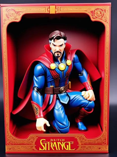 (8k, ultra quality, masterpiece:1.5), (Dutch angle:1.3), ActionFigureQuiron style,action figure box, solo, doctor strange, focus, bodysuit, superhero,box,horse, horseback riding,
action figure, toy, doll, character print, (best quality:1.15), (detailed:1.15), (realistic:1.2), (intricate:1.4), cover page, card, in a gift box, no humans, gift box, playset, in a box, full body, toy playset pack, in a gift box, premium playset toy box,
<lyco:SDXL1.0_quiron_ActionFigure_v4.1_lycoris:1.0>