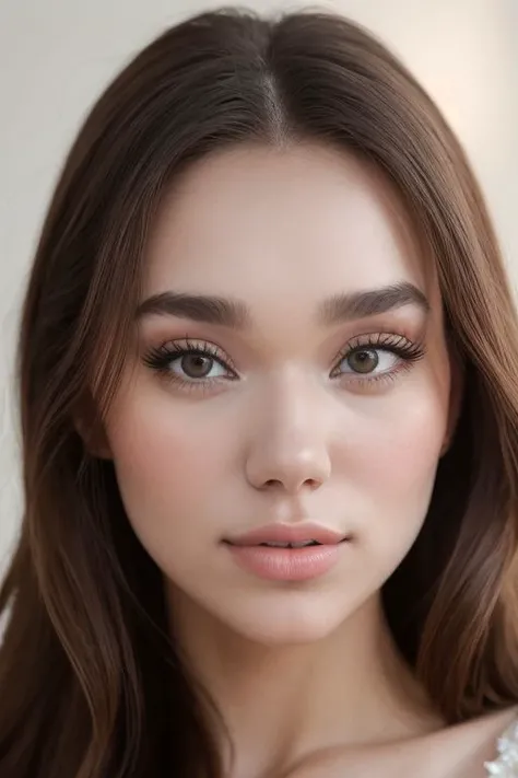portrait of DEN_seltin_sweety, (headshot, face focus:1.2), beautiful eyes, detailed face, detailed lips,
(plain background:1.2),
bokeh, f1.4, 40mm, photorealistic, raw, 8k, textured skin, skin pores, intricate details,  <lora:epi_noiseoffset2:1>, epiCRealism