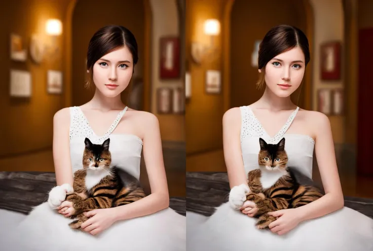 a young lady holding a cat, full body
masterpiece, high detail, 8k, high detailed skin, 8k uhd, high quality
<lora:stereoscopic_cross_v1.0:1>