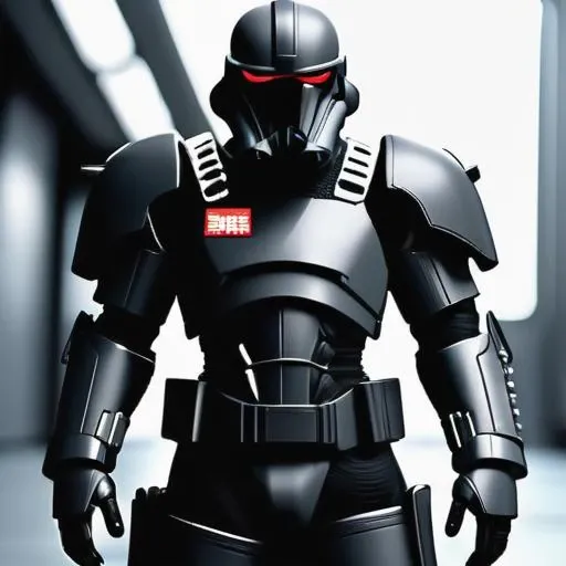 Techwear fashion Darktrooper, star wars, 35 mm, cinematic <lora:DtrooperV01:1> <lora:add_detail:1> . Futuristic, cyberpunk, urban, tactical, sleek, dark, highly detailed