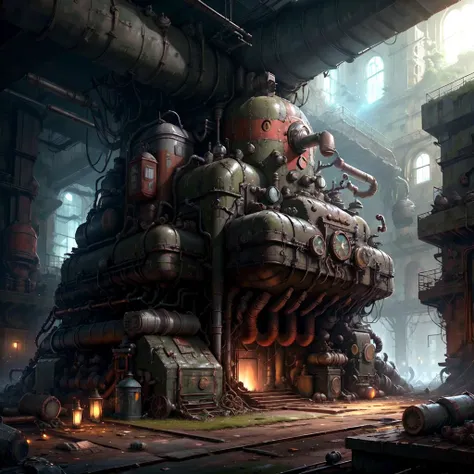 <lora:DieselPunkAI:.9> DieselPunkAI bunker